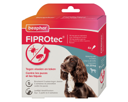 FIPROtec pipettes antiparasitaires pour chiens de 10 à 20 kg - Beaphar