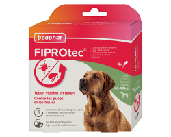 FIPROtec pipettes antiparasitaires pour chien de 20 à 40 kg - Protection efficace
