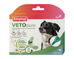 Pipettes antiparasitaires Eucalyptus pour chiens moyens (15-30 kg) | Beaphar