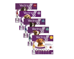 Vectra 3D pour chiens - Protection efficace contre les puces et tiques