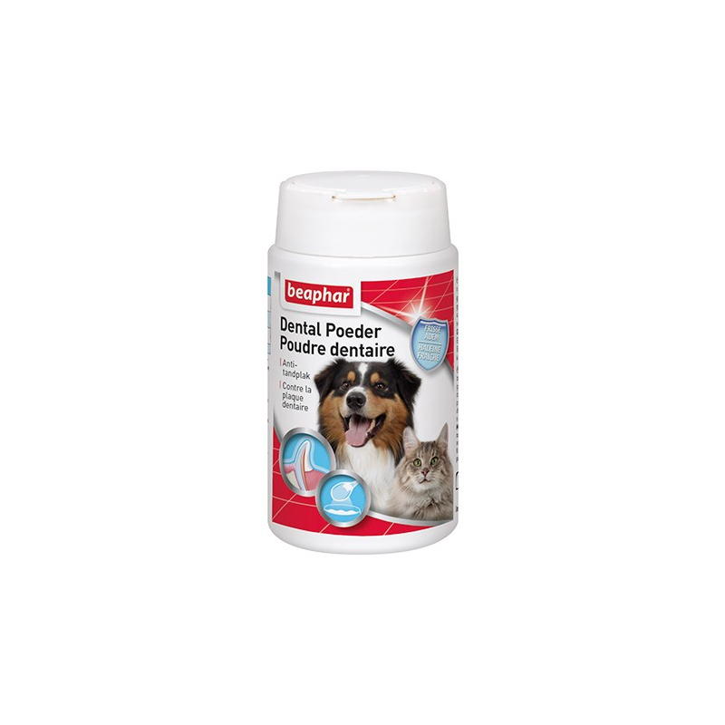 Poudre dentaire naturelle pour chien et chat - Beaphar 75g
