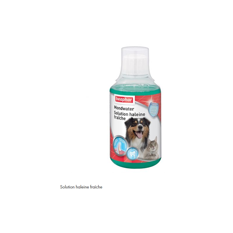 Beaphar solution haleine fraîche pour chien et chat - Hygiène dentaire