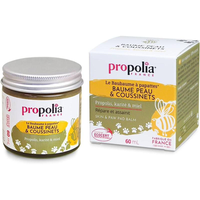 Baume peau et coussinets à la propolis pour chiens - Propolia