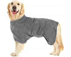 Serviette peignoir en microfibre pour chiens | Mon Ami Luki