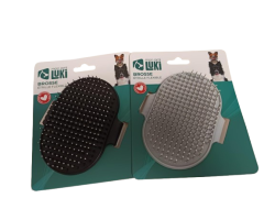 Brosse étrille flexible pour chien - Mon Ami Luki | Toilettage de qualité