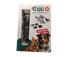 Coffret tondeuse sans fil Mon ami Luki pour chien et chat | Toilettage à domicile