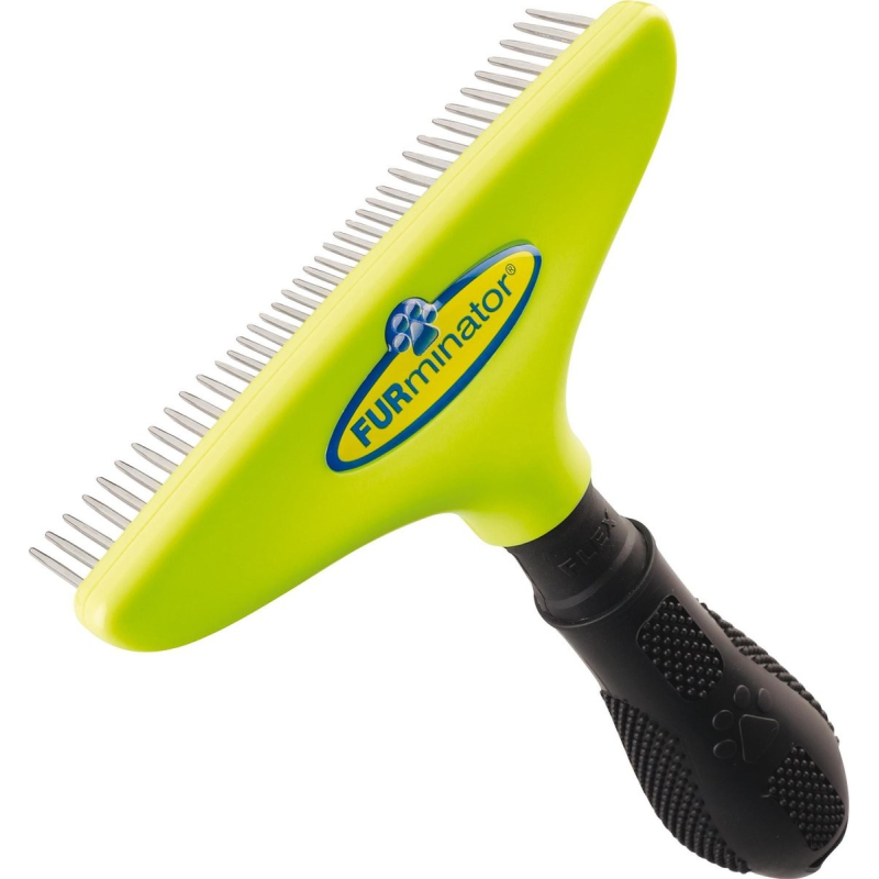 Peigne rateau démêleur Furminator pour chiens et chats | Pelage long