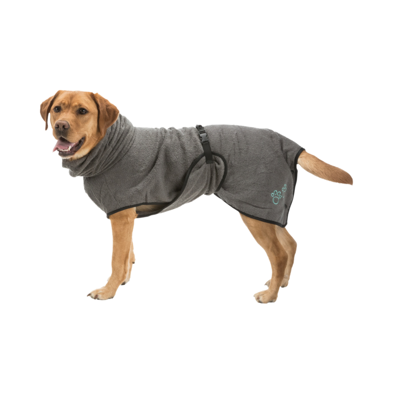 Peignoir pour chien en tissu éponge - Confort et protection
