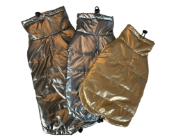 Doudoune métallisée pour chien - MON AMI LUKI | Style et confort