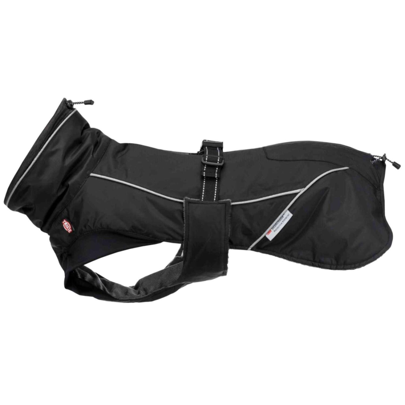 Manteau d’hiver noir pour chiens Brizon Trixie - Protection et confort