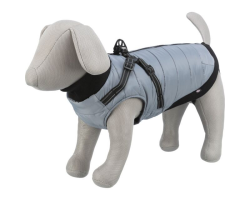 Manteau Pontis gris avec harnais intégré | Trixie pour chien