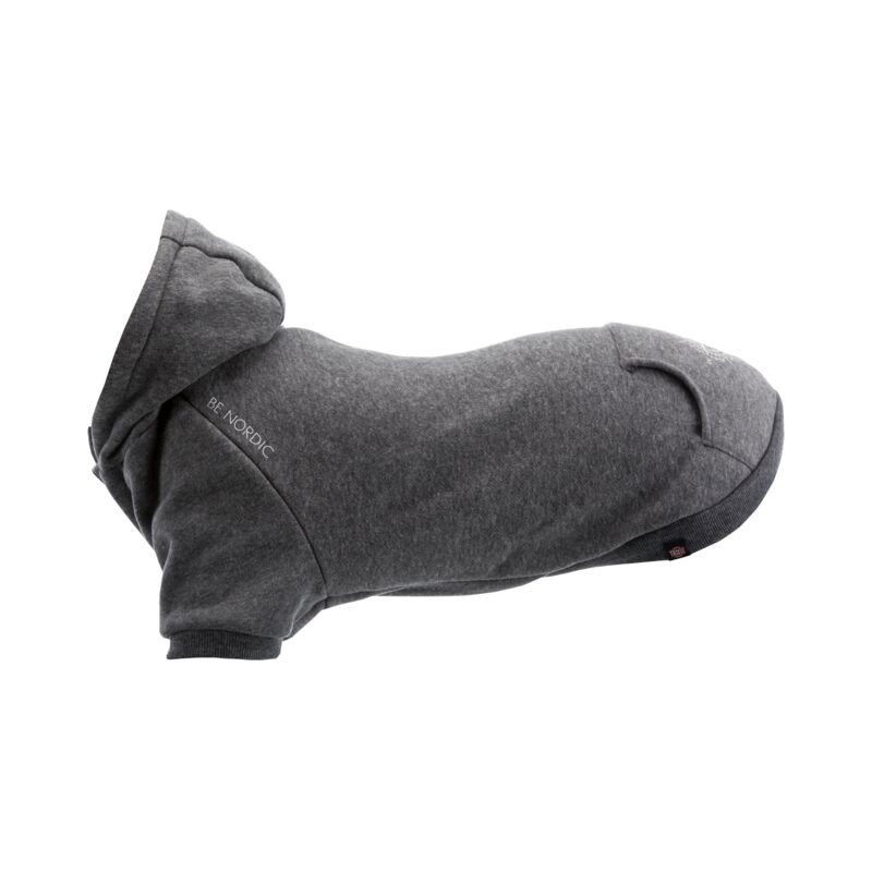 Sweat à capuche gris Flensburg BE NORDIC pour chiens - Confort et Protection