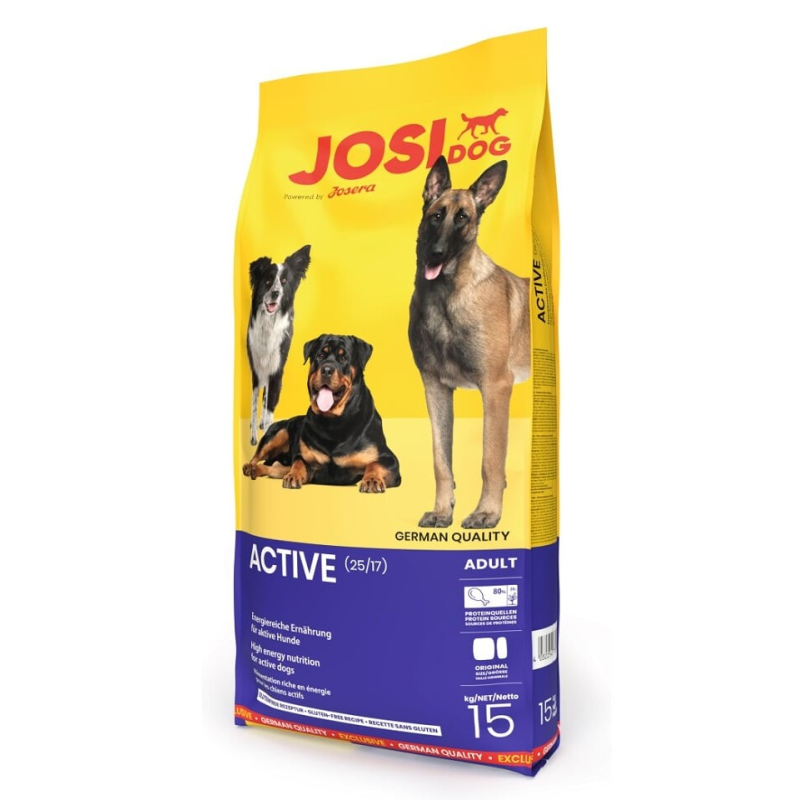 Josidog Active 15kg - Alimentation Premium pour Chiens Actifs
