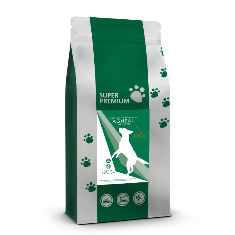Croquettes Super Premium Agneau pour chien - INSTINCTIV CROC
