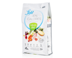 Croquettes allégées pour chiens dinde NATURA DIET LIGHT - Aliment complet