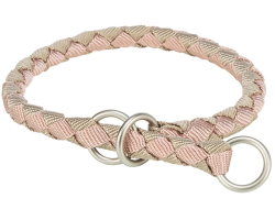 Collier Cavo semi-étrangleur blush/sable pour chiens | Confort et contrôle