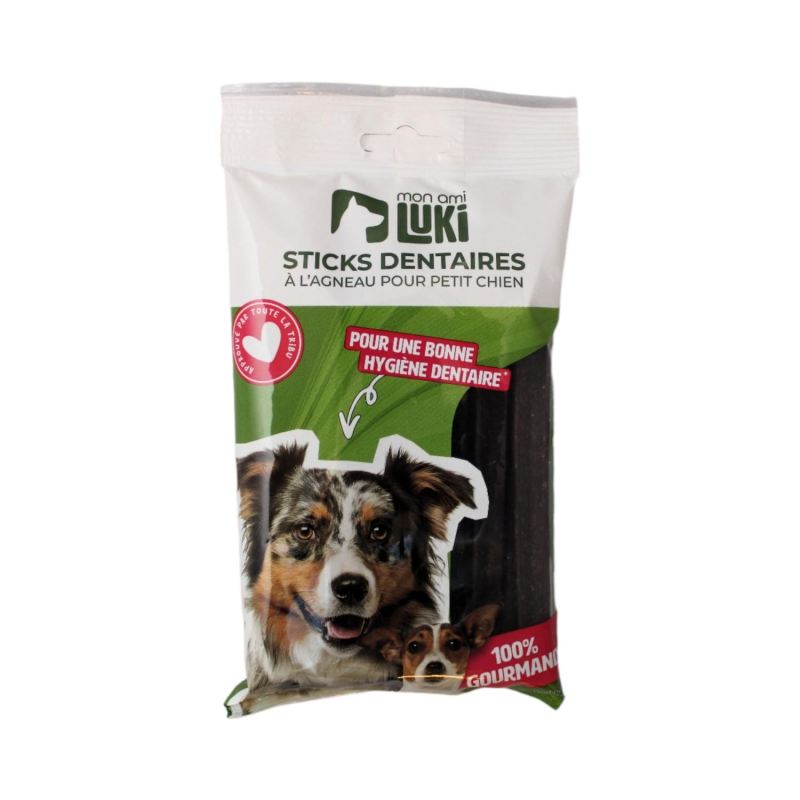 Bâtonnets sticks dentaires à l'agneau pour chiens | Hygiène bucco-dentaire