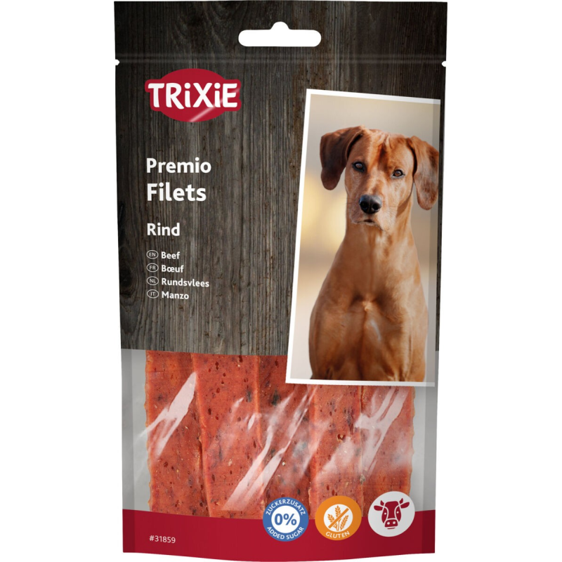 Filets au bœuf pour chien - Trixie | Friandise riche en viande