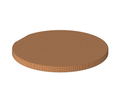 Housse en tissu orange Climb Fantail pour arbres à chat