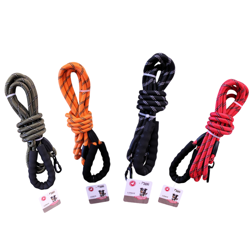 Longe de 5 m en paracorde pour chiens | Confort et contrôle