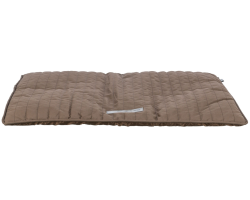Matelas Marley angulaire brun foncé pour chiens - Confort et style