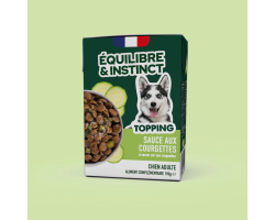 Brique Chien E&I Sauce aux courgettes - Topping gourmand pour chiens
