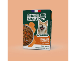 Brique chien E&I sauce aux carottes - Enrichissez les repas de votre chien