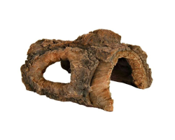 Tronc d'arbre décoratif pour terrarium - 19 cm en résine polyester