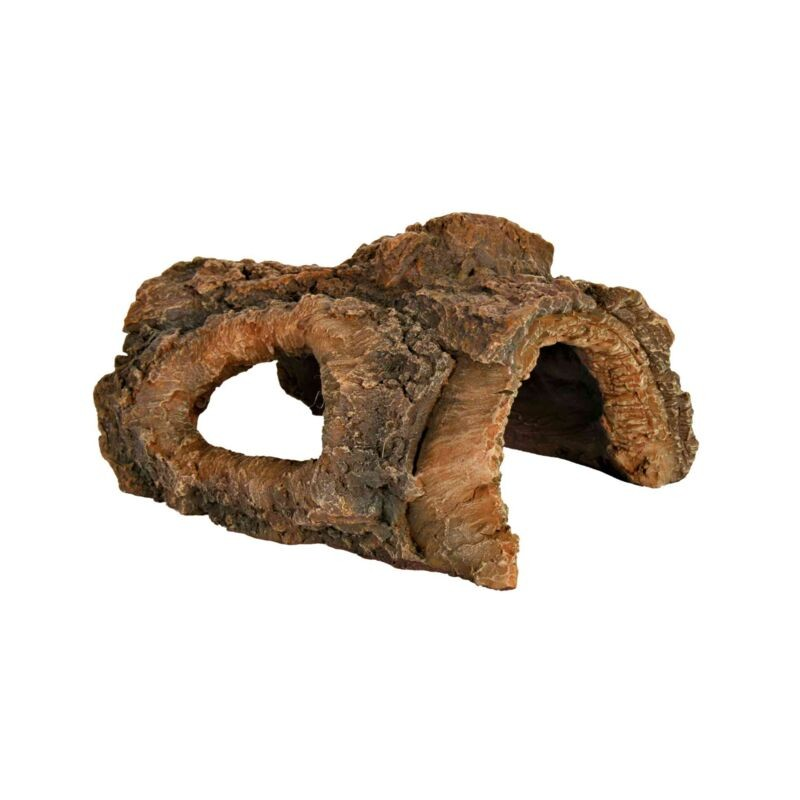 Tronc d'arbre décoratif pour terrarium - 19 cm en résine polyester