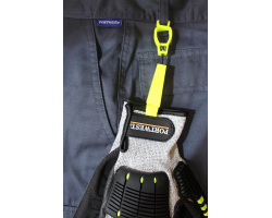 Clip accroche paire de gants sans métal Portwest - Sécurité et praticité