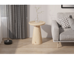 Table basse 'Lukas' 45 cm Décor Chêne vieilli - Meubles