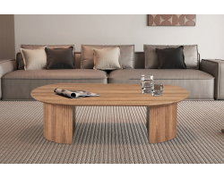 Table basse 'Lagos' 120 cm - Décor Chêne Vieilli | Meubles