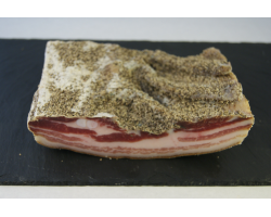 Poitrine de porc salée/poivrée - Produit frais de qualité