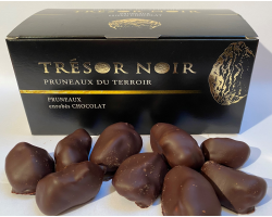 Ballotin de Pruneaux enrobés de chocolat noir - 250g
