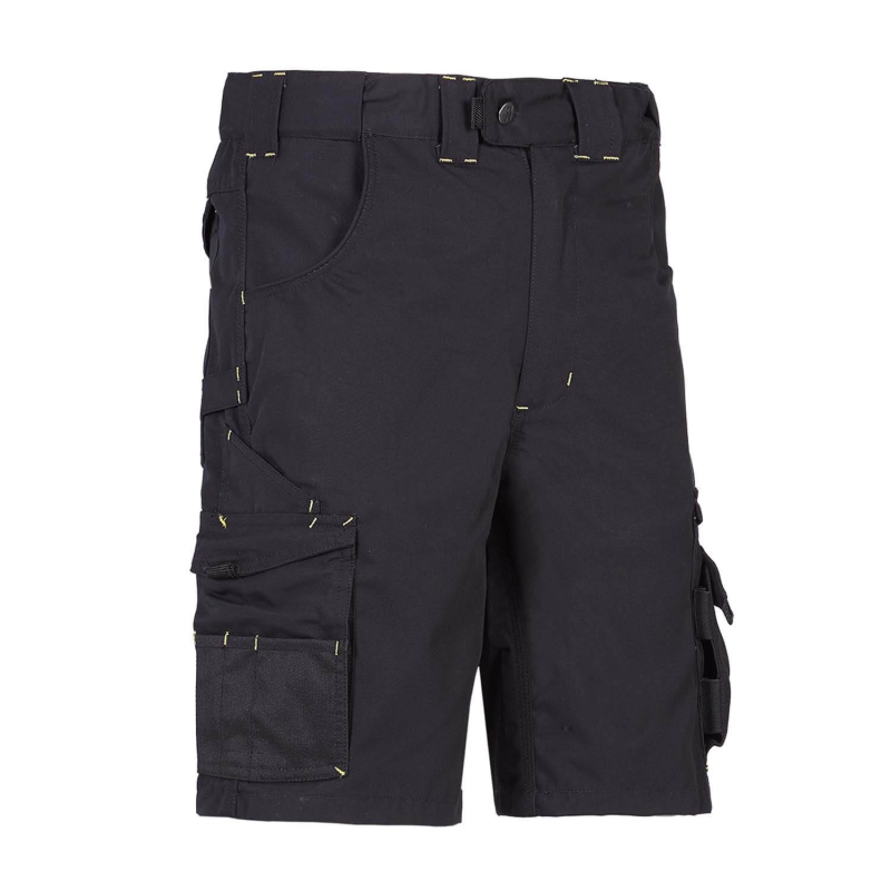 Bermuda de travail homme Hugues noir - Nine Worths