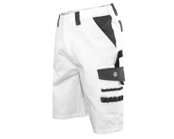 Bermuda de travail blanc peintre Pastel LMA - Confort et fonctionnalité