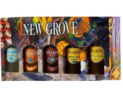 Coffret New Grove 5 x 5 cl de l'île Maurice - Rhum Premium