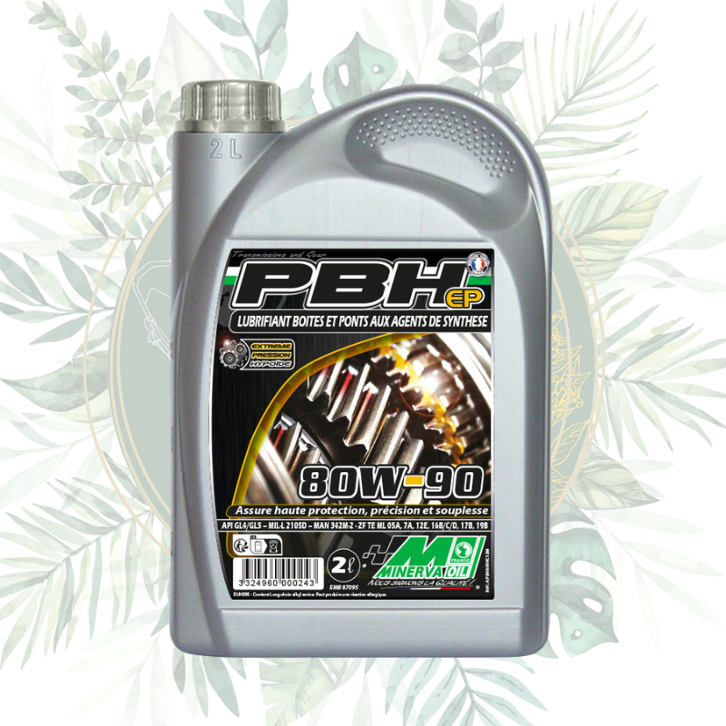 Huile de transmission boîte 80W90 2L - Performances optimales