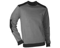 Sweat de travail col rond Atlanta gris LMA - Confort et durabilité