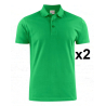 Polo piqué manches courtes lot de 2 Surf RSX – Vêtements Homme
