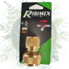 Raccord rapide Aquastop 19 mm en laiton - Jardin
