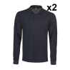 Polo piqué manches longues lot de 2 Surf RSX - Qualité et style