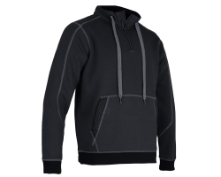 Sweat de travail col montant zippé Coffre gris LMA | Vêtements professionnels