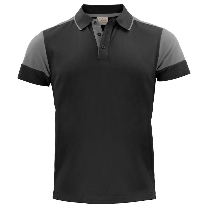 Polo bicolore homme manches courtes Prime Printer - Vêtements professionnels