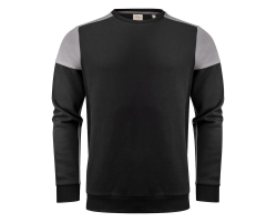 Sweat de travail col rond bicolore Prime Printer - Confort et style au travail