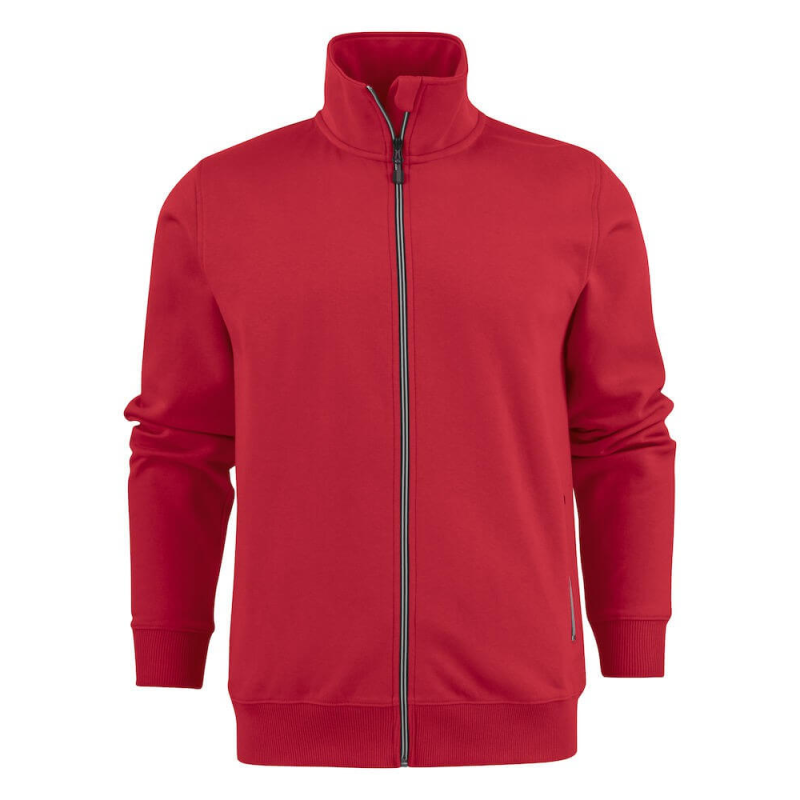 Sweat de travail zippé homme Javelin RSX rouge ou blanc - Printer