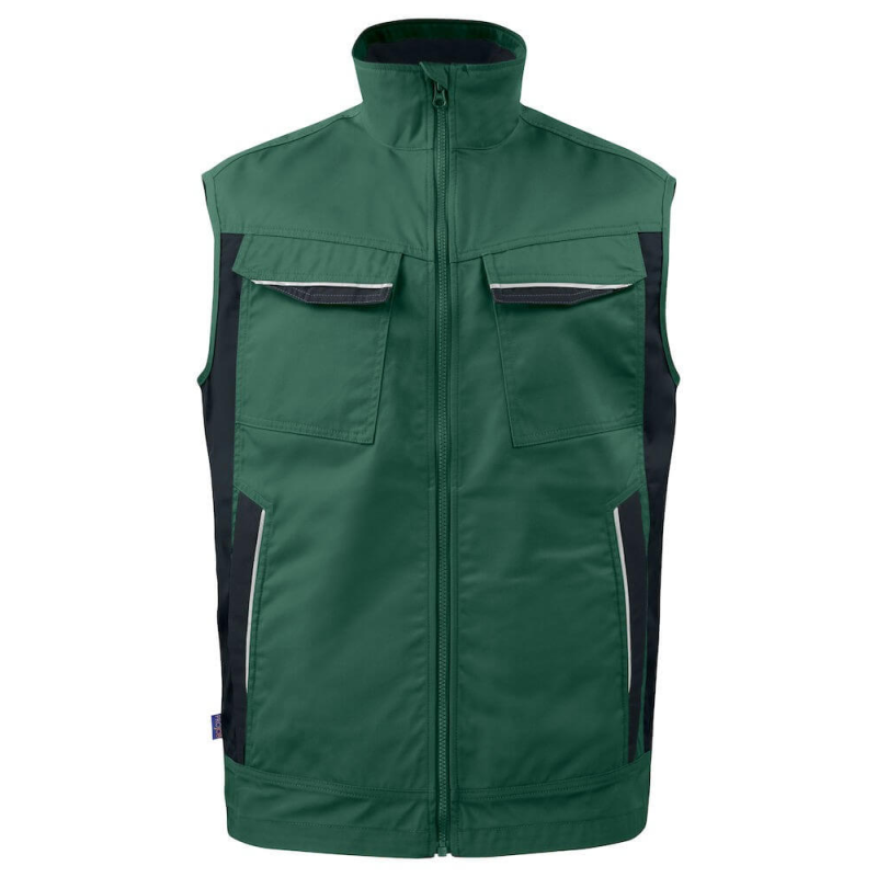 Gilet de travail Projob 5706 en polycoton - Noir ou Vert