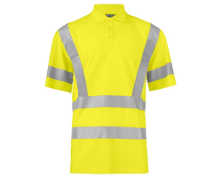 Polo piqué haute visibilité 6040 Projob jaune fluo - Vêtements