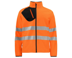Veste softshell haute visibilité 6432 Projob orange fluo