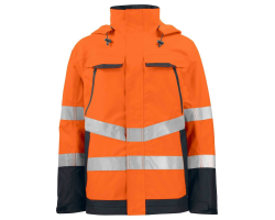 Veste softshell haute visibilité Projob 6440 orange fluo - Sécurité et confort